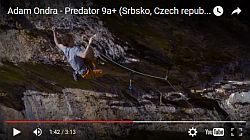 Adam Ondra Predator 9a+ video