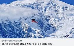 Tři lotyšští horolezci zahynuli po pádu na McKinley / Denali