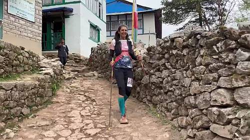Miri Jirková 2. na Everest Marathonu