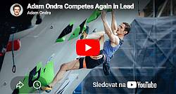 Video: Adam Ondra na svěťáku v lezení na obtížnost v Praze 2026