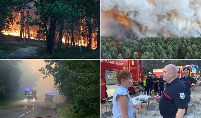 Rozsáhlý požár zasáhl Fontainebleau ve Francii, uzavřeny jsou i boulderingové oblasti